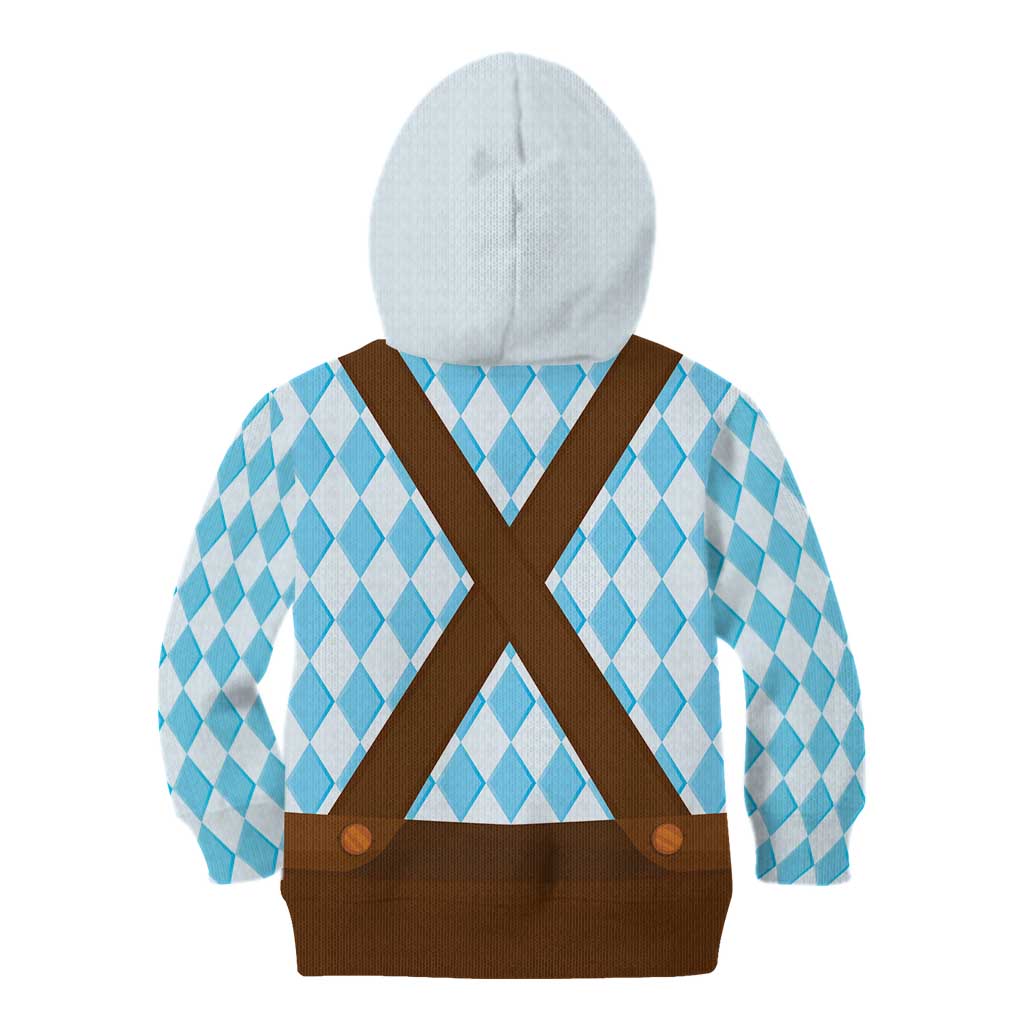 Germany Christmas Kid Hoodie Bavarian Costume Style - Wonder Print Shop