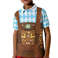 Germany Christmas Kid Polo Shirt Bavarian Costume Style - Wonder Print Shop