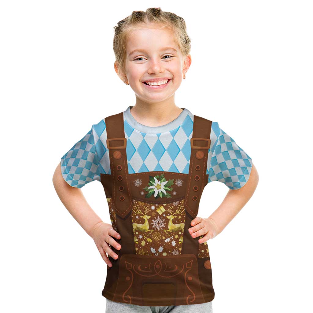 Germany Christmas Kid T Shirt Bavarian Costume Style - Wonder Print Shop