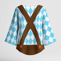 Germany Christmas Kimono Sleeve Blouse Bavarian Costume Style - Wonder Print Shop