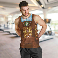 Germany Christmas Men Tank Top Bavarian Costume Style - Wonder Print Shop