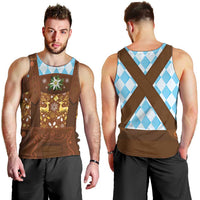 Germany Christmas Men Tank Top Bavarian Costume Style - Wonder Print Shop