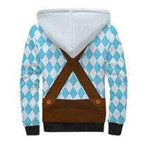 Germany Christmas Sherpa Hoodie Bavarian Costume Style - Wonder Print Shop