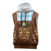 Germany Christmas Sleeveless Hoodie Bavarian Costume Style - Wonder Print Shop
