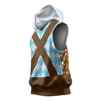 Germany Christmas Sleeveless Hoodie Bavarian Costume Style - Wonder Print Shop