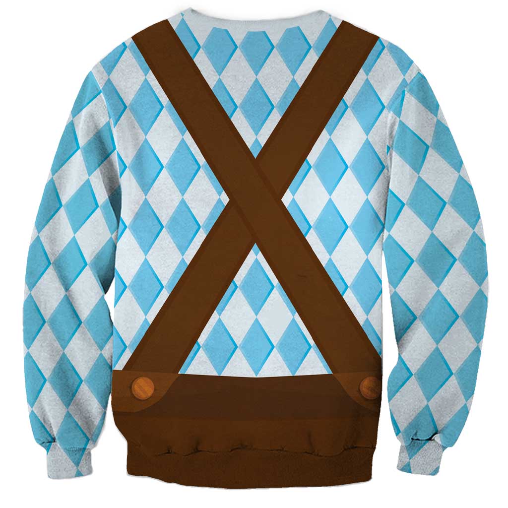 Germany Christmas Sweatshirt Bavarian Costume Style - Wonder Print Shop