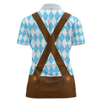 Germany Christmas Women Polo Shirt Bavarian Costume Style - Wonder Print Shop