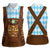 Germany Christmas Women Sleeveless Polo Shirt Bavarian Costume Style - Wonder Print Shop