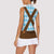 Germany Christmas Women Sleeveless Polo Shirt Bavarian Costume Style - Wonder Print Shop