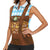 Germany Christmas Women Sleeveless Polo Shirt Bavarian Costume Style - Wonder Print Shop