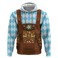 Germany Christmas Zip Hoodie Bavarian Costume Style - Wonder Print Shop