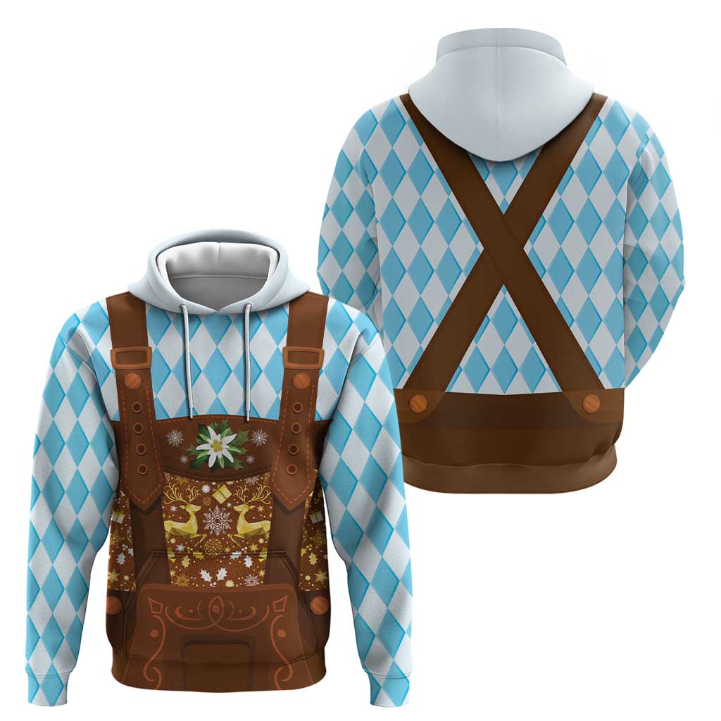 Germany Christmas Zip Hoodie Bavarian Costume Style - Wonder Print Shop