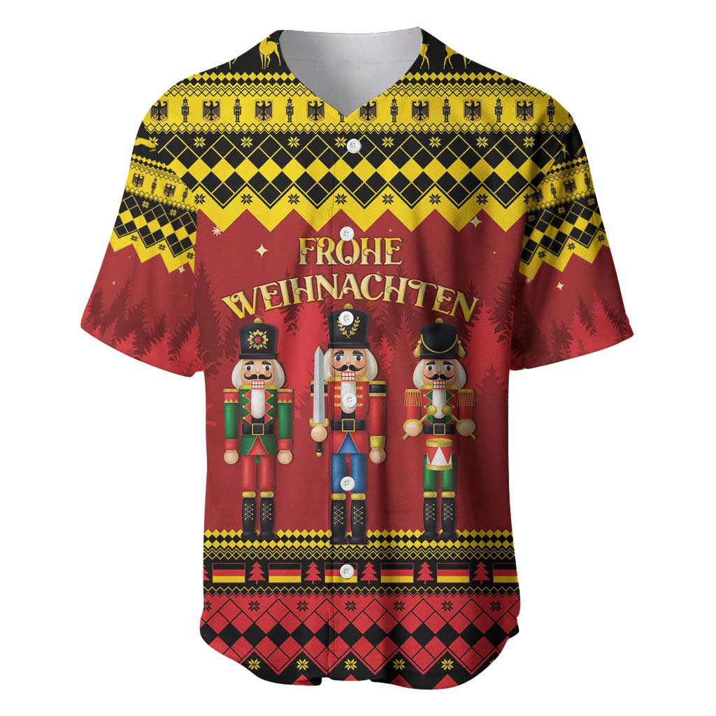 Germany Nussknacker Christmas Baseball Jersey Crack Deez Nuts - Wonder Print Shop