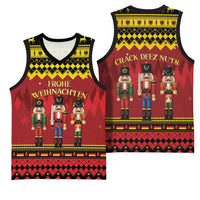 Germany Nussknacker Christmas Basketball Jersey Crack Deez Nuts - Wonder Print Shop