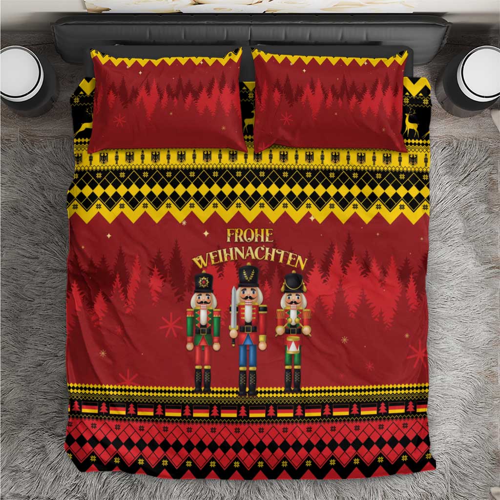 Germany Nussknacker Christmas Bedding Set Crack Deez Nuts - Wonder Print Shop