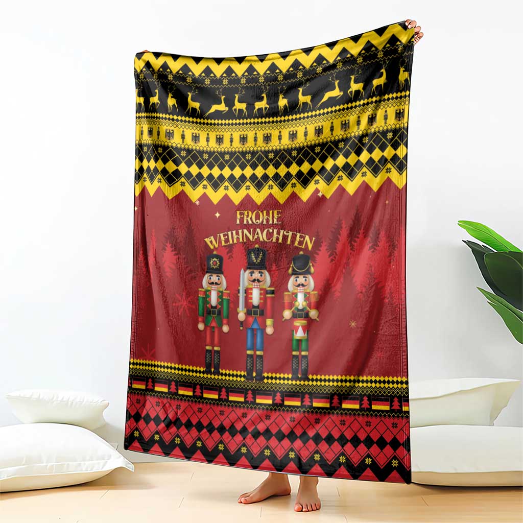 Germany Nussknacker Christmas Blanket Crack Deez Nuts - Wonder Print Shop