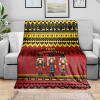 Germany Nussknacker Christmas Blanket Crack Deez Nuts - Wonder Print Shop