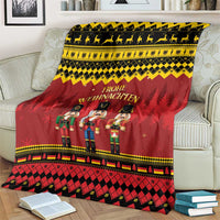 Germany Nussknacker Christmas Blanket Crack Deez Nuts - Wonder Print Shop