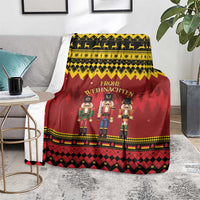 Germany Nussknacker Christmas Blanket Crack Deez Nuts - Wonder Print Shop