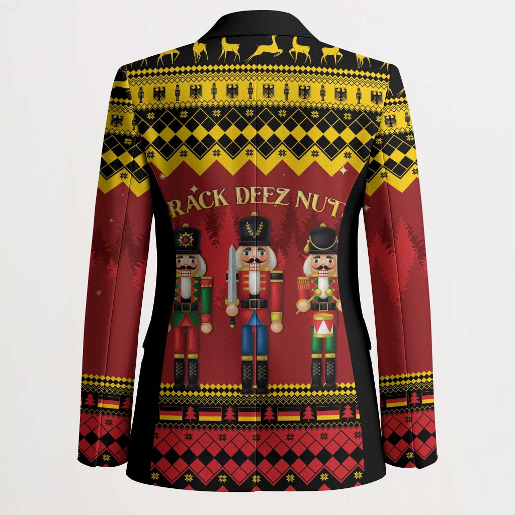 Germany Nussknacker Christmas Blazer Crack Deez Nuts - Wonder Print Shop