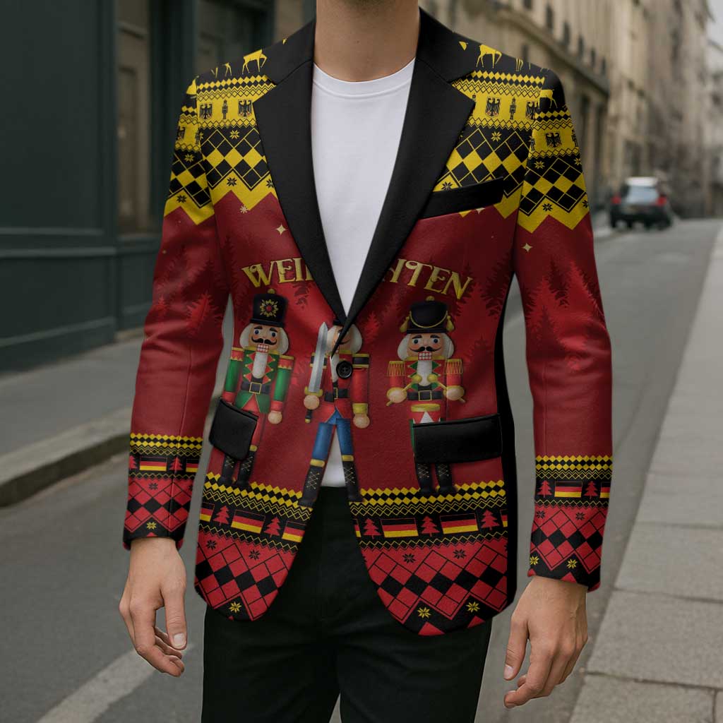 Germany Nussknacker Christmas Blazer Crack Deez Nuts - Wonder Print Shop