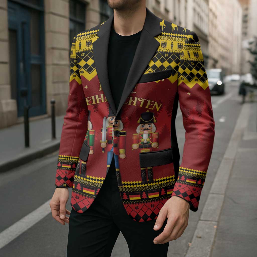 Germany Nussknacker Christmas Blazer Crack Deez Nuts - Wonder Print Shop