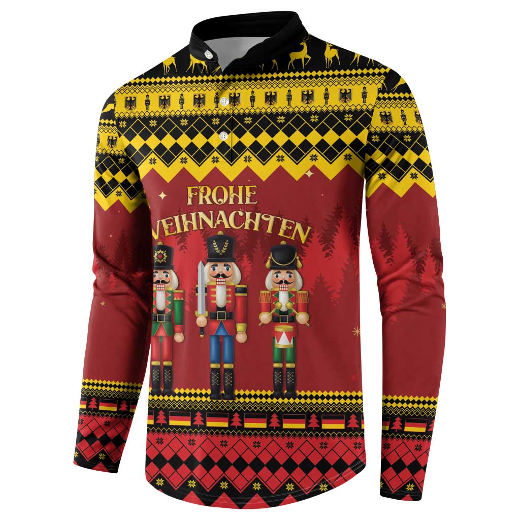 Germany Nussknacker Christmas Button Sweatshirt Crack Deez Nuts - Wonder Print Shop