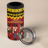 Germany Nussknacker Christmas 4 in 1 Can Cooler Tumbler Crack Deez Nuts - Wonder Print Shop