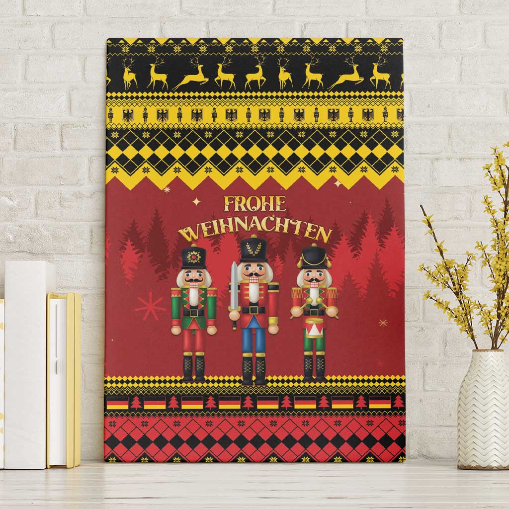 Germany Nussknacker Christmas Canvas Wall Art Crack Deez Nuts - Wonder Print Shop