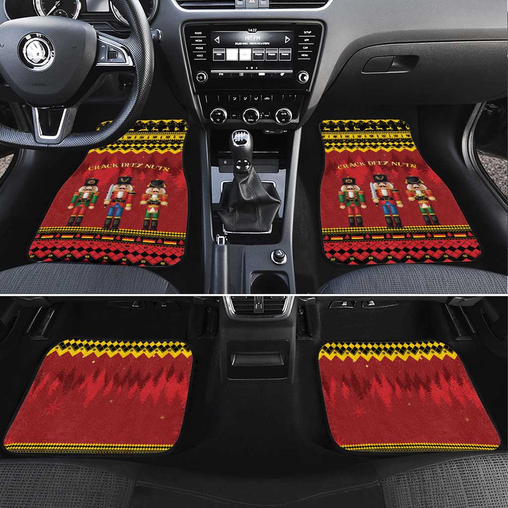 Germany Nussknacker Christmas Car Mats Crack Deez Nuts - Wonder Print Shop