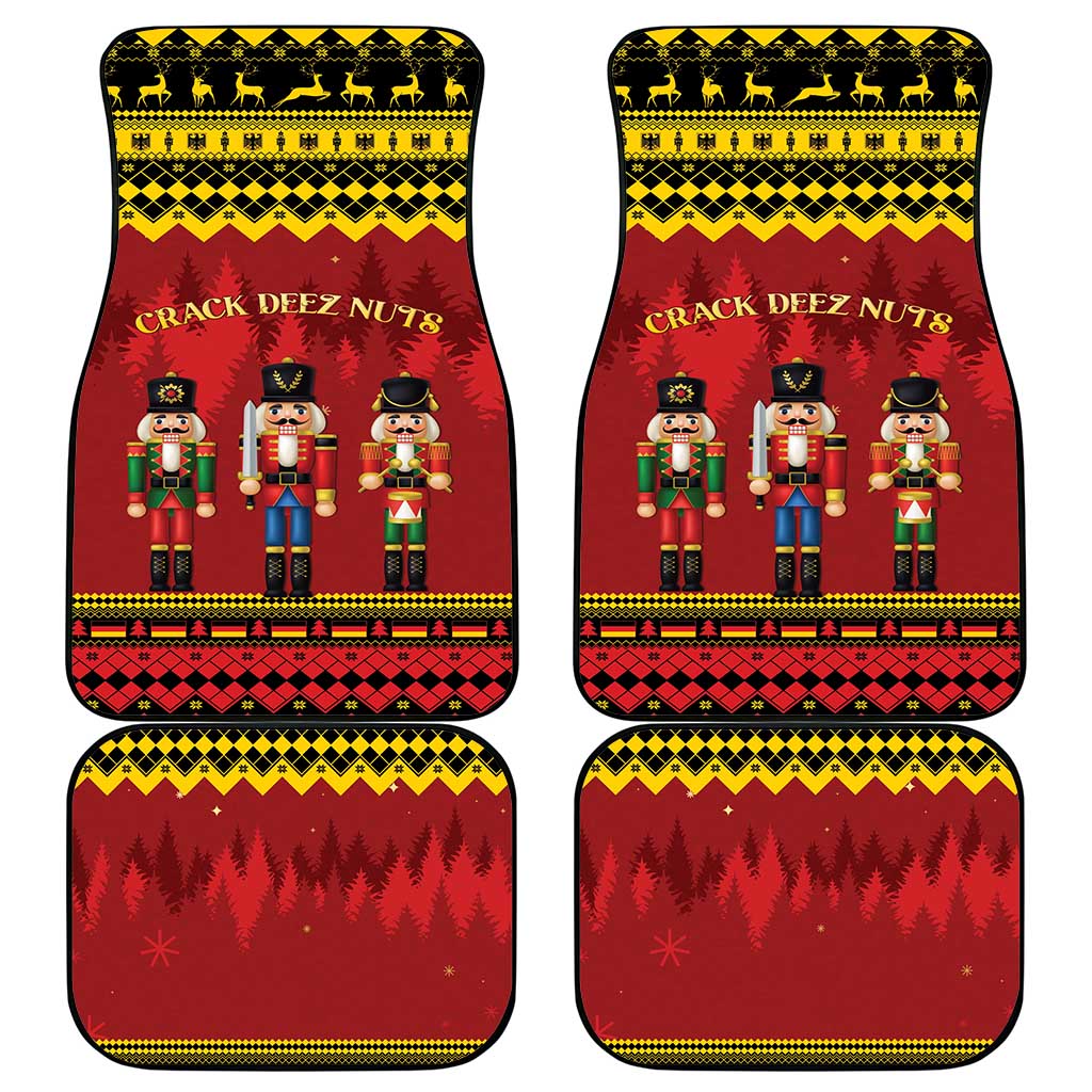 Germany Nussknacker Christmas Car Mats Crack Deez Nuts - Wonder Print Shop