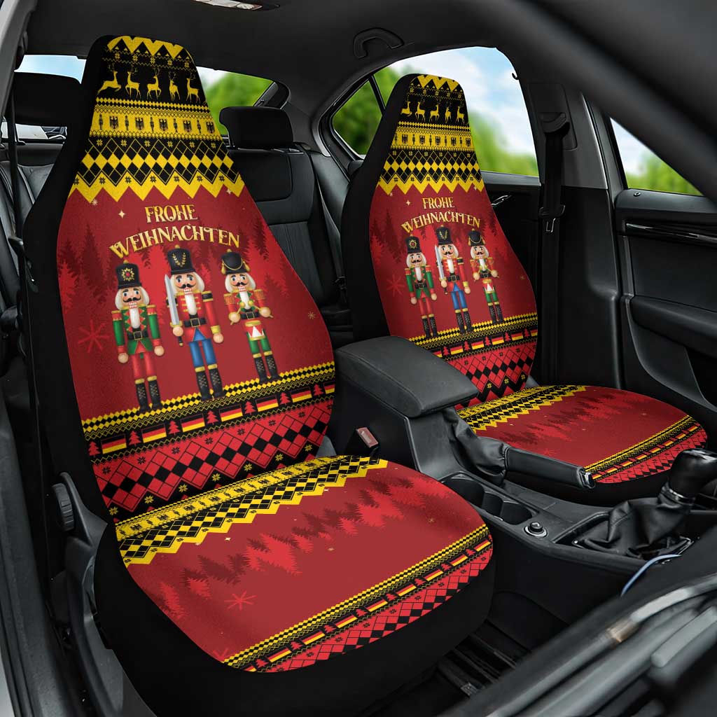 Germany Nussknacker Christmas Car Seat Cover Crack Deez Nuts - Wonder Print Shop