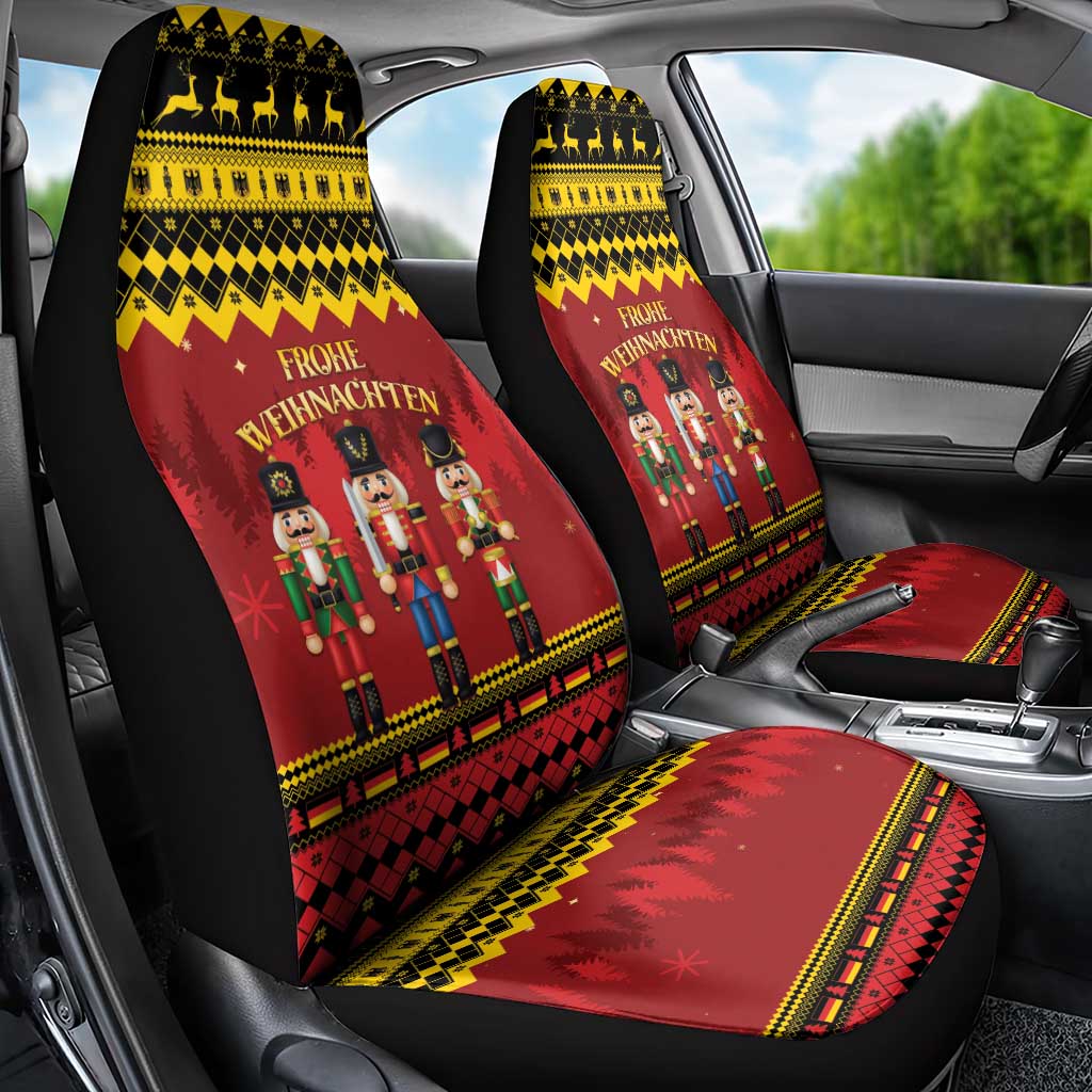 Germany Nussknacker Christmas Car Seat Cover Crack Deez Nuts - Wonder Print Shop