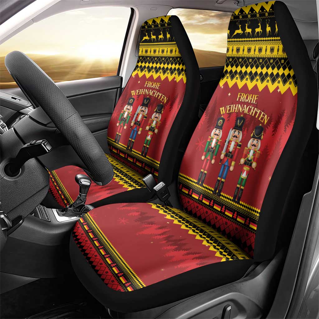 Germany Nussknacker Christmas Car Seat Cover Crack Deez Nuts - Wonder Print Shop