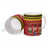 Germany Nussknacker Christmas Ceramic Mug Crack Deez Nuts - Wonder Print Shop