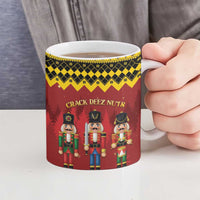 Germany Nussknacker Christmas Ceramic Mug Crack Deez Nuts - Wonder Print Shop