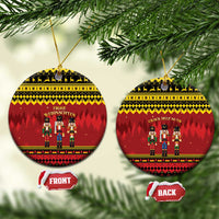 Germany Nussknacker Christmas Ceramic Ornament Crack Deez Nuts - Wonder Print Shop