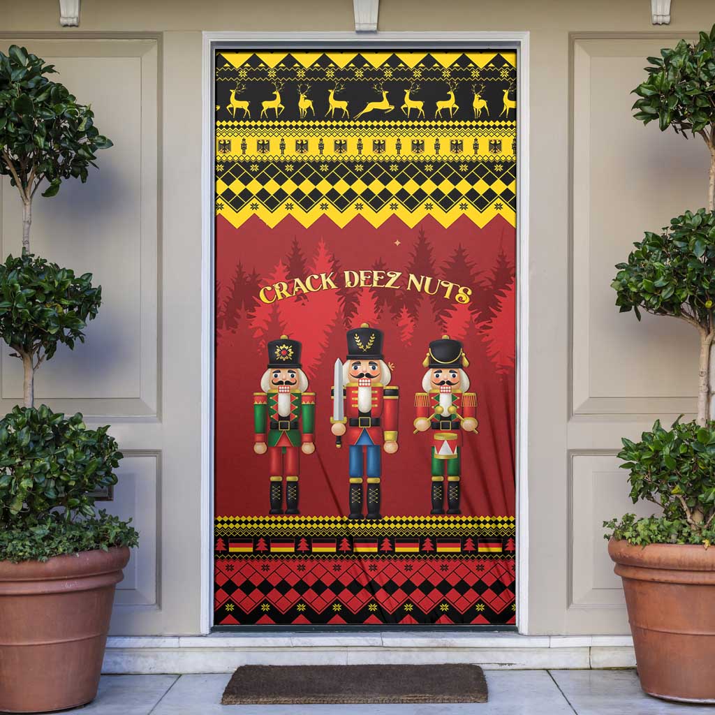 Germany Nussknacker Christmas Door Cover Crack Deez Nuts - Wonder Print Shop
