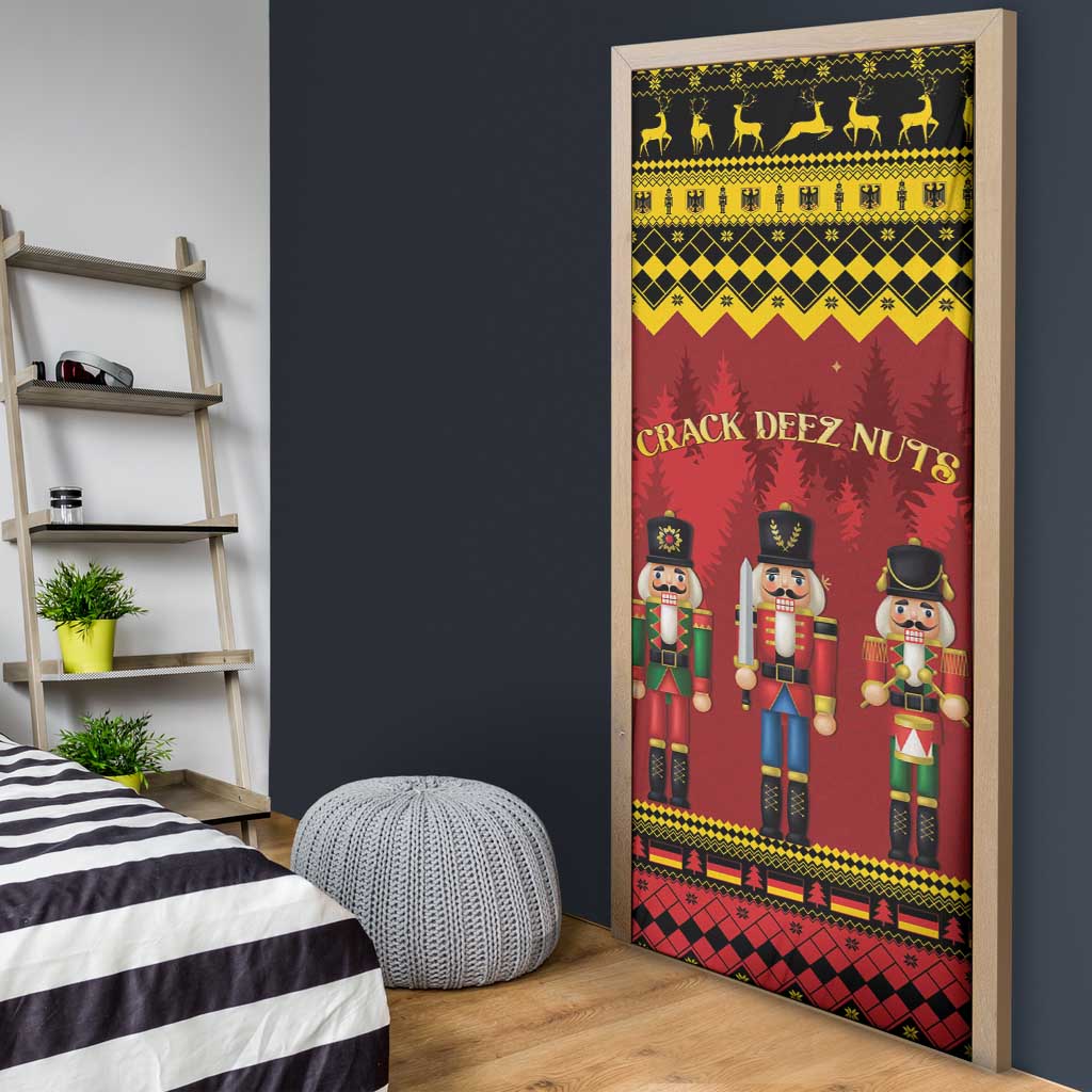 Germany Nussknacker Christmas Door Cover Crack Deez Nuts - Wonder Print Shop