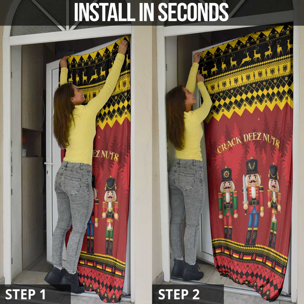 Germany Nussknacker Christmas Door Cover Crack Deez Nuts - Wonder Print Shop