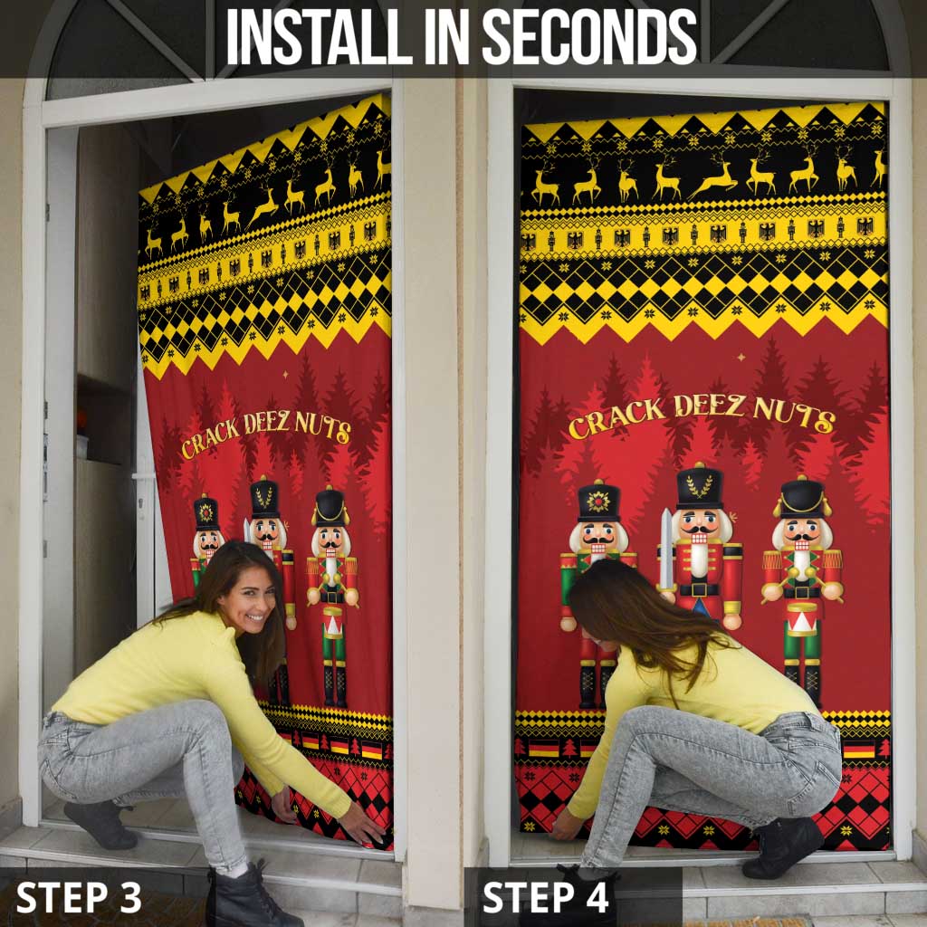 Germany Nussknacker Christmas Door Cover Crack Deez Nuts - Wonder Print Shop