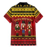 Germany Nussknacker Christmas Family Matching Mermaid Dress and Hawaiian Shirt Crack Deez Nuts - Wonder Print Shop