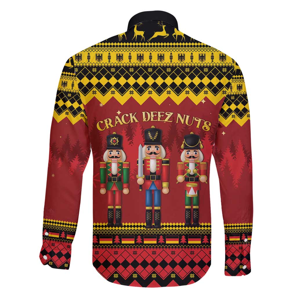 Germany Nussknacker Christmas Family Matching Summer Maxi Dress and Hawaiian Shirt Crack Deez Nuts - Wonder Print Shop