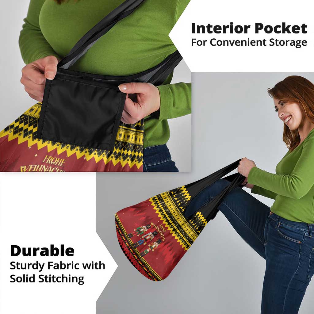 Germany Nussknacker Christmas Grocery Bag Crack Deez Nuts - Wonder Print Shop