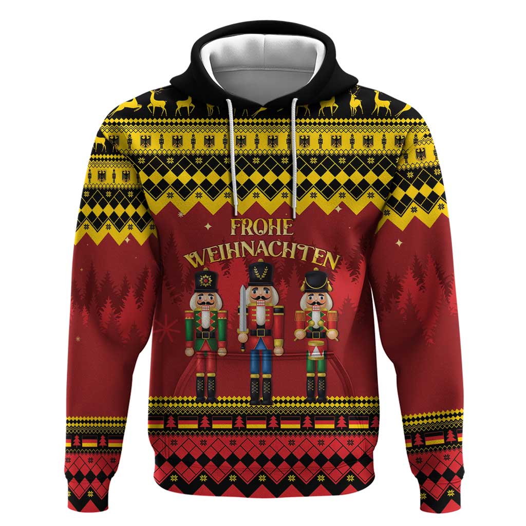 Germany Nussknacker Christmas Hoodie Crack Deez Nuts - Wonder Print Shop