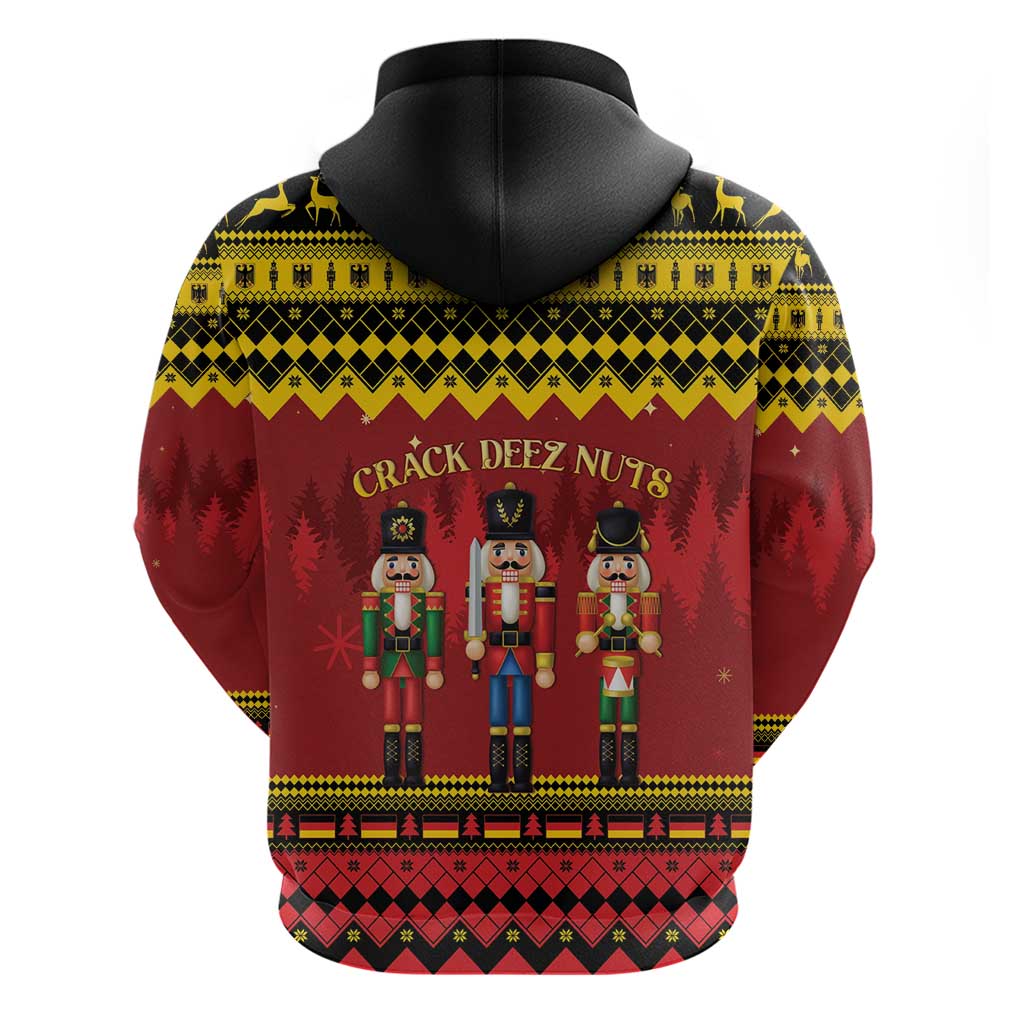 Germany Nussknacker Christmas Hoodie Crack Deez Nuts - Wonder Print Shop