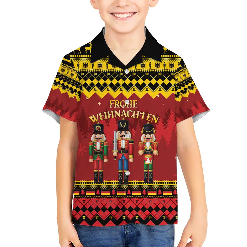 Germany Nussknacker Christmas Kid Hawaiian Shirt Crack Deez Nuts - Wonder Print Shop