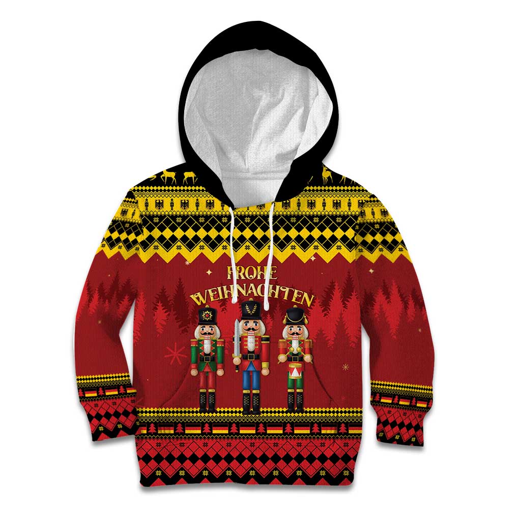 Germany Nussknacker Christmas Kid Hoodie Crack Deez Nuts - Wonder Print Shop