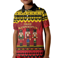 Germany Nussknacker Christmas Kid Polo Shirt Crack Deez Nuts - Wonder Print Shop