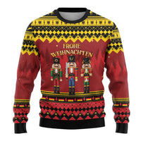 Germany Nussknacker Christmas Ugly Christmas Sweater Crack Deez Nuts - Wonder Print Shop